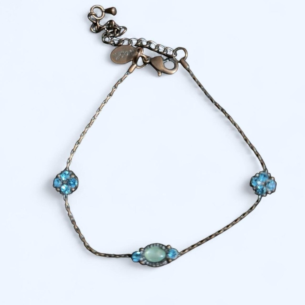 Park Lane Blue and Gold Bracelet